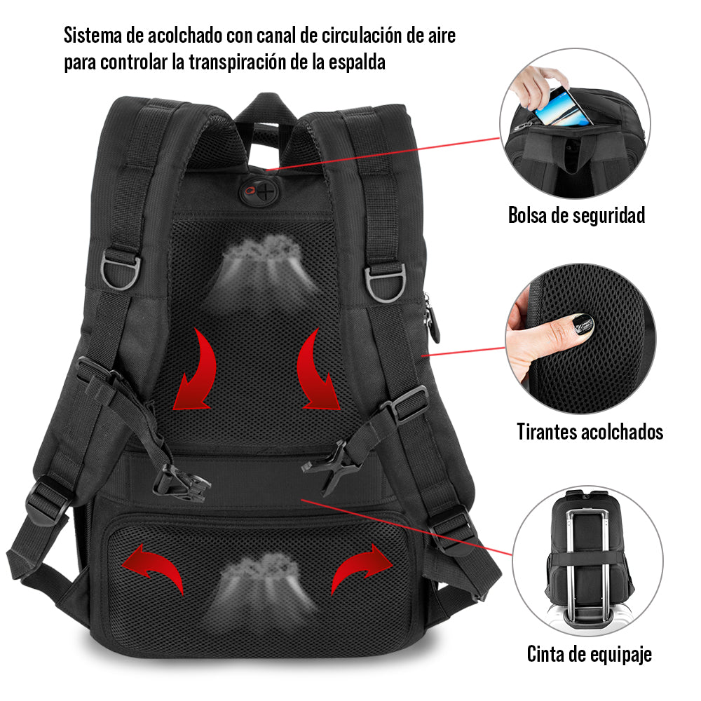 Foto 3 pulgar | Mochila Reflect 2.0 Negra