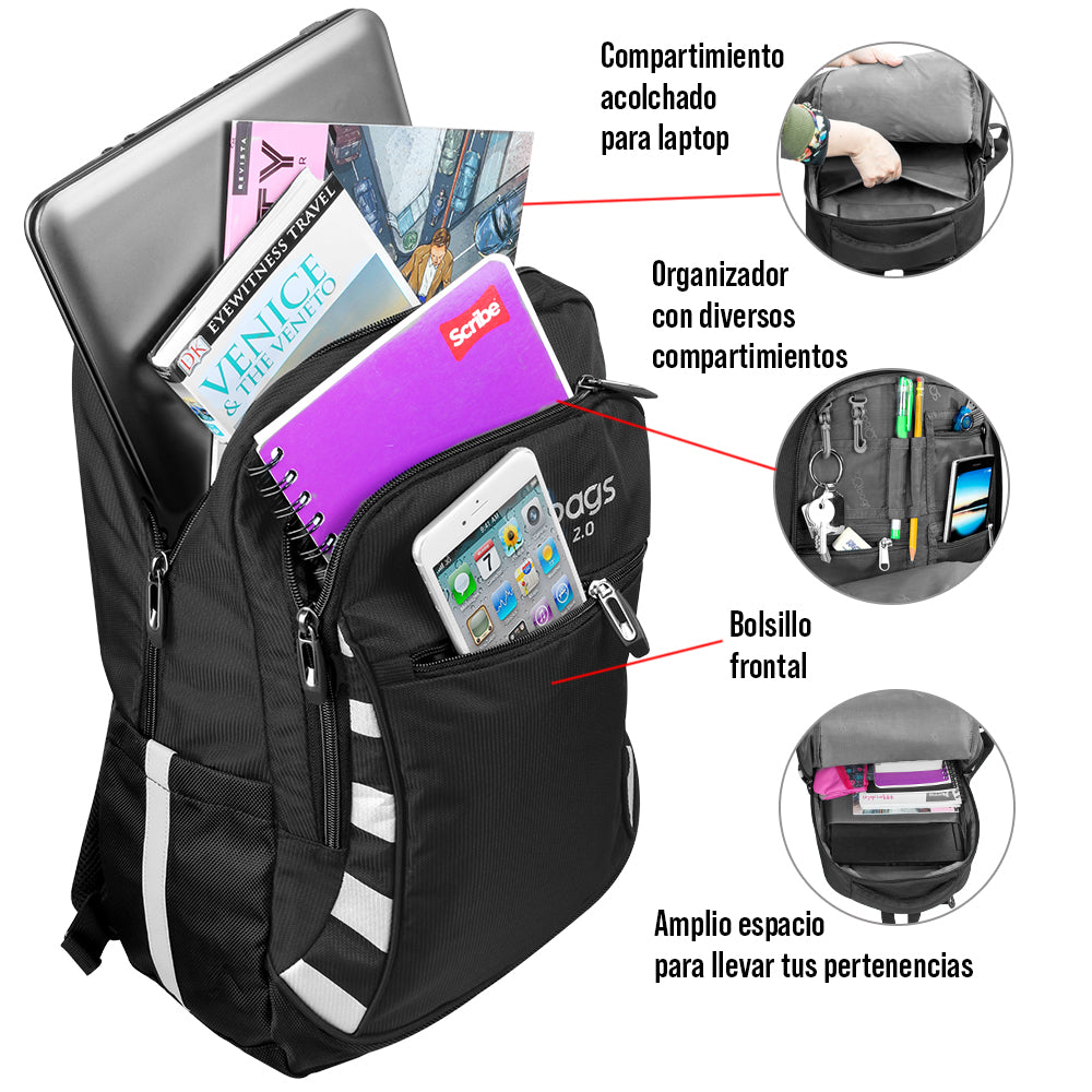 Foto 5 pulgar | Mochila Reflect 2.0 Negra