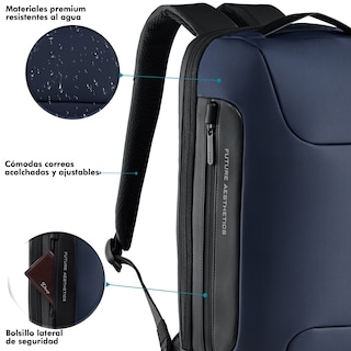 Foto 4 | Mochila Ejecutiva Premium Topline Azul