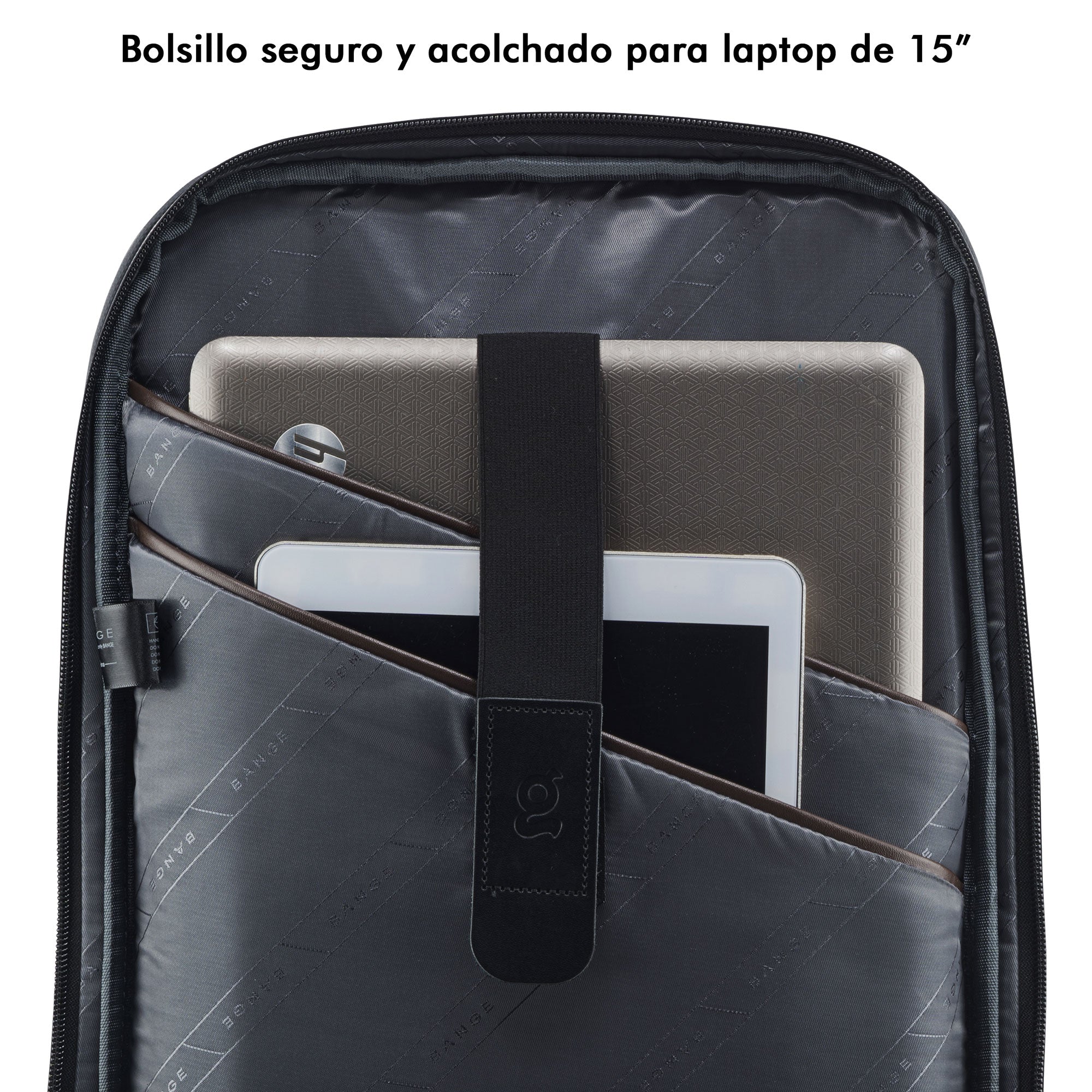 Foto 5 pulgar | Mochila Ejecutiva Slim Elegante Gris