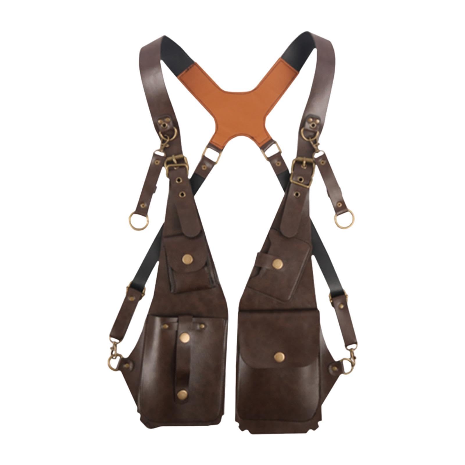 Foto 8 pulgar | Bolsa de Hombros Café para Hombre-Venta Internacional