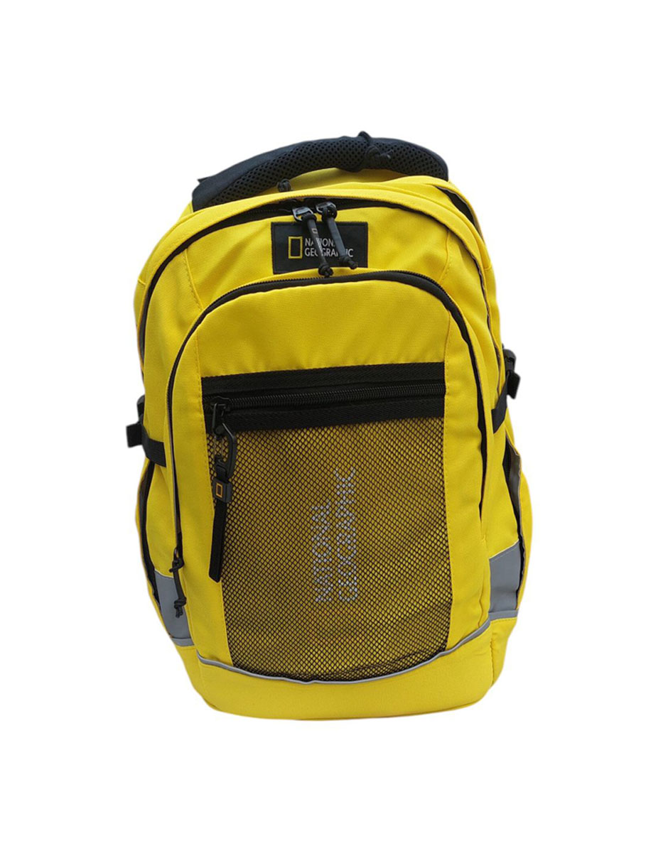 Mochila National Geographic New Campus Amarilla. Funcional Para La Vida Diaria