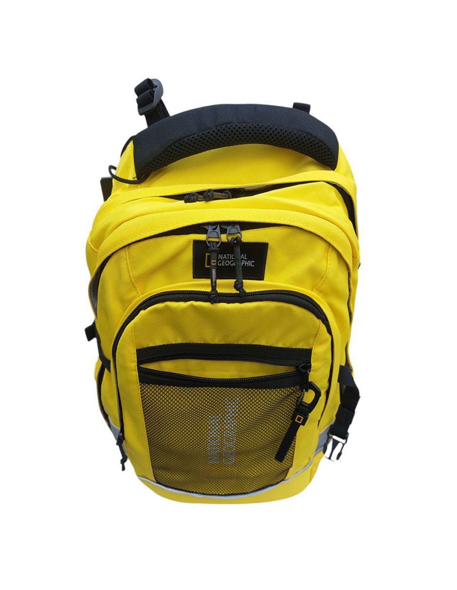 Foto 4 | Mochila National Geographic New Campus Amarilla. Funcional Para La Vida Diaria
