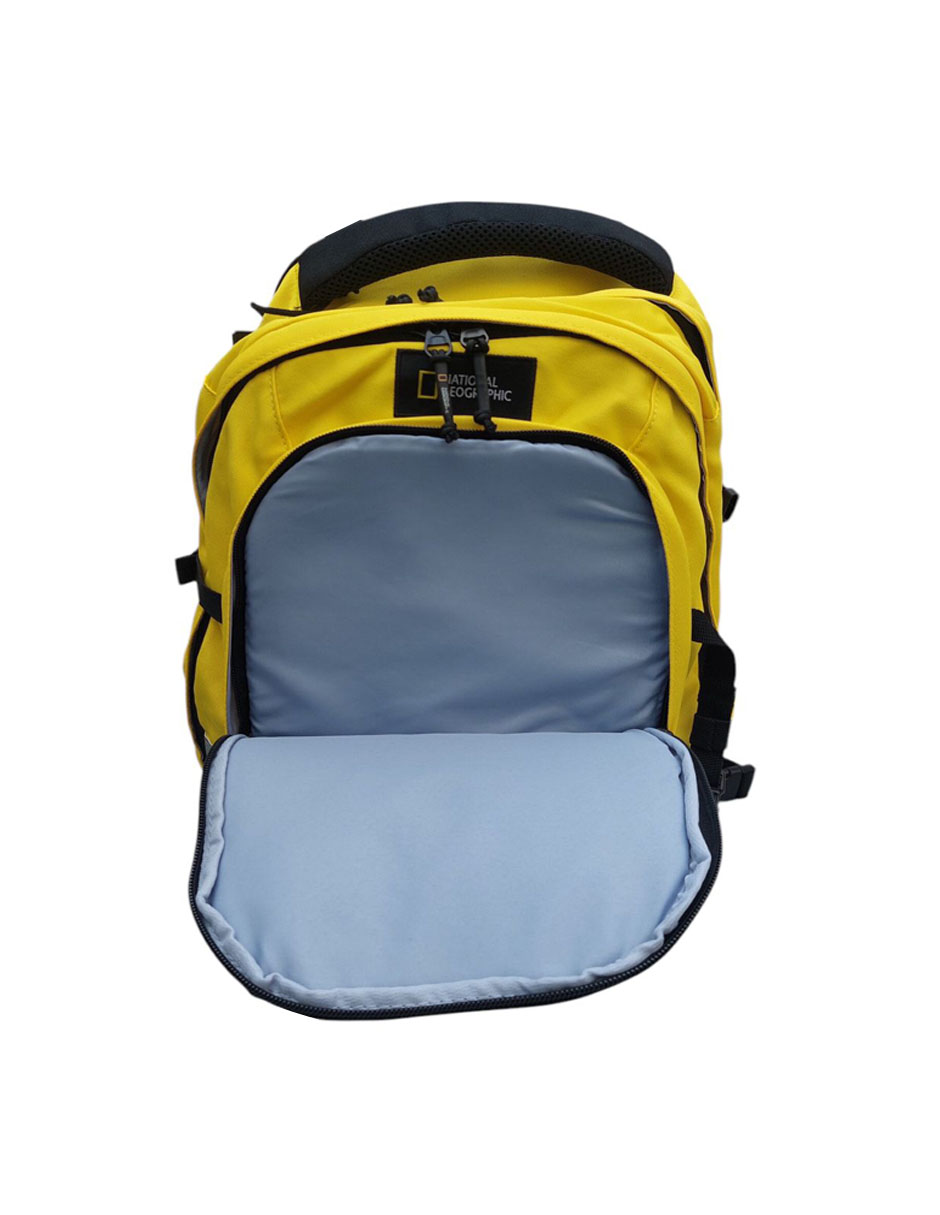 Foto 5 | Mochila National Geographic New Campus Amarilla. Funcional Para La Vida Diaria