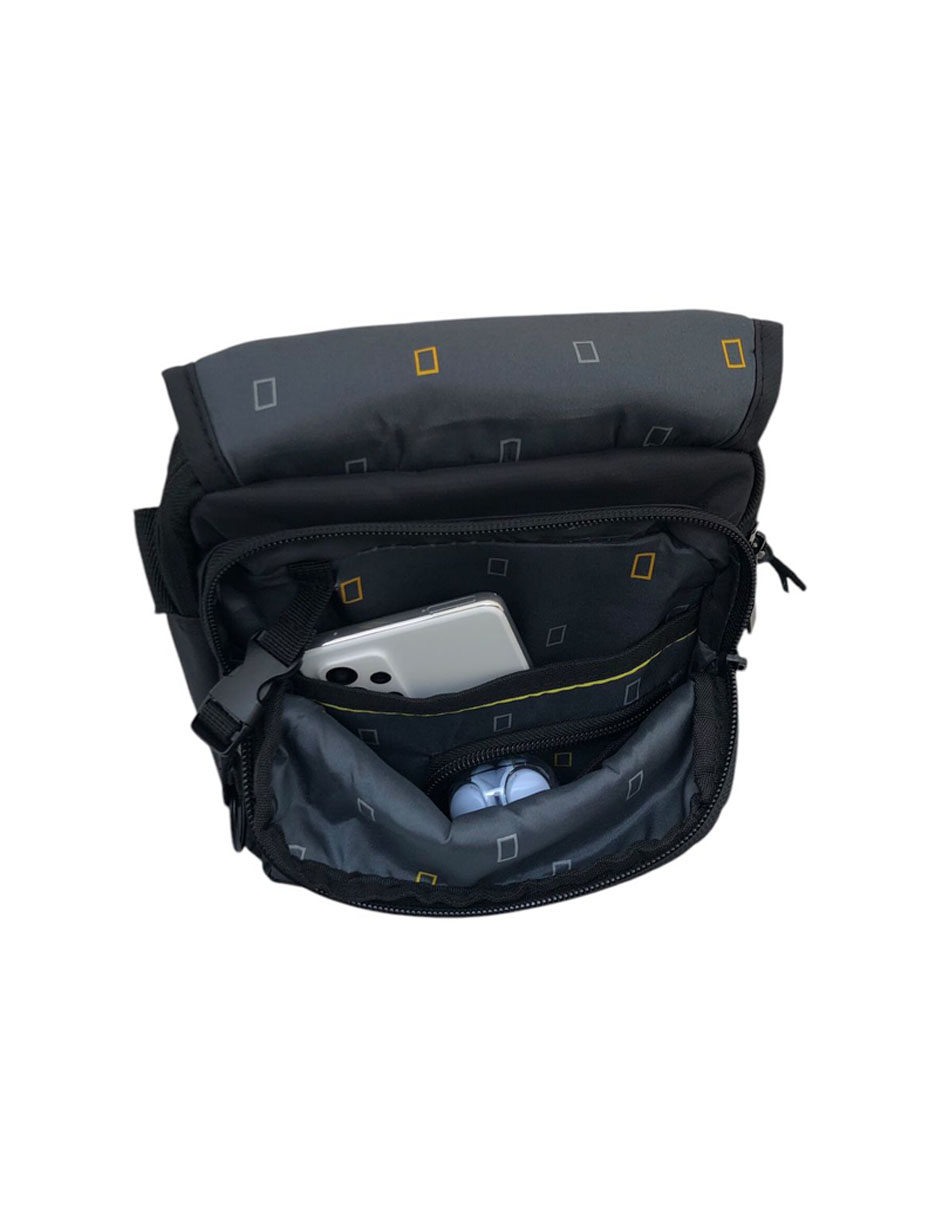 Foto 5 | Bolsa National Geographic Mutation Utility With Flap Negro. Elegante Y Práctica