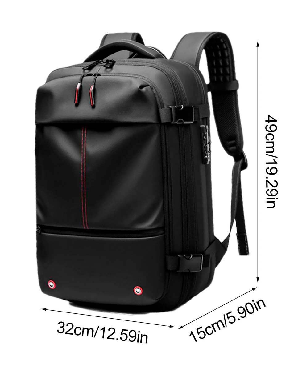 Foto 3 pulgar | Mochila De Viaje Plegable Airback Con Bomba De Compresión Expandible 60 L
