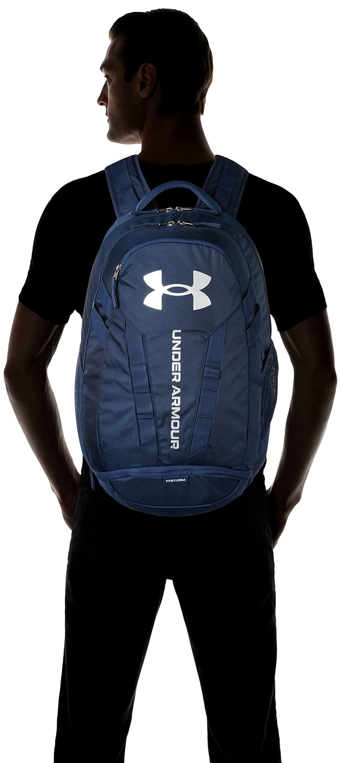 Foto 3 pulgar | Mochila Under Armour Unisex Para Adultos Hustle 5.0 Academy Blue - Venta Internacional.
