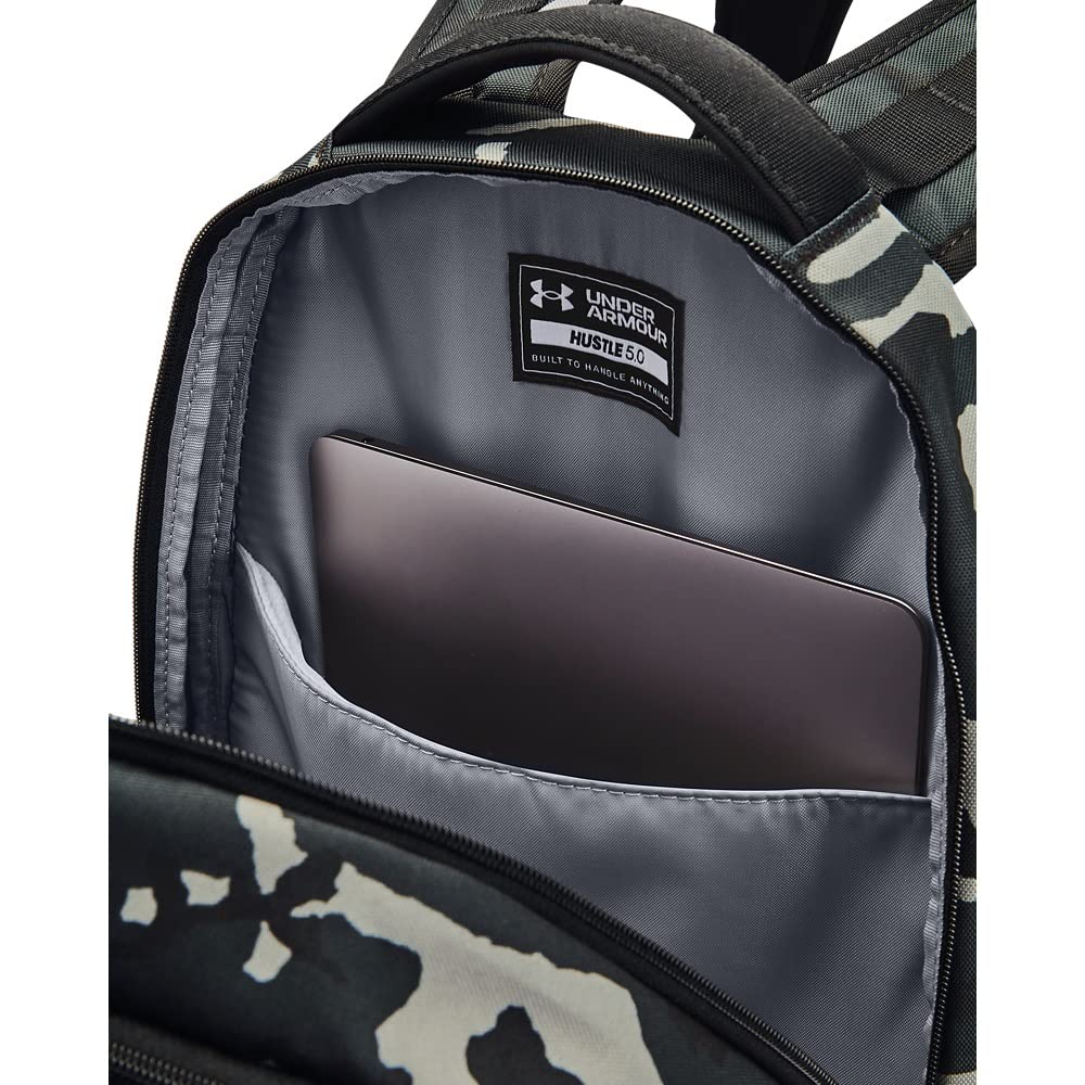 Foto 4 pulgar | Mochila Under Armour Hustle 5.0 Unisex Para Adultos, Color Negro Y Dorado - Venta Internacional.