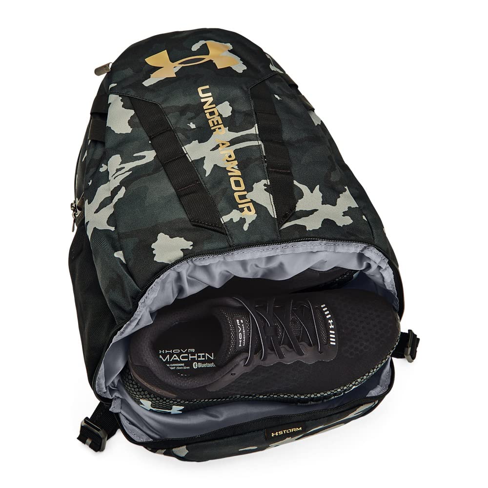 Foto 5 pulgar | Mochila Under Armour Hustle 5.0 Unisex Para Adultos, Color Negro Y Dorado - Venta Internacional.