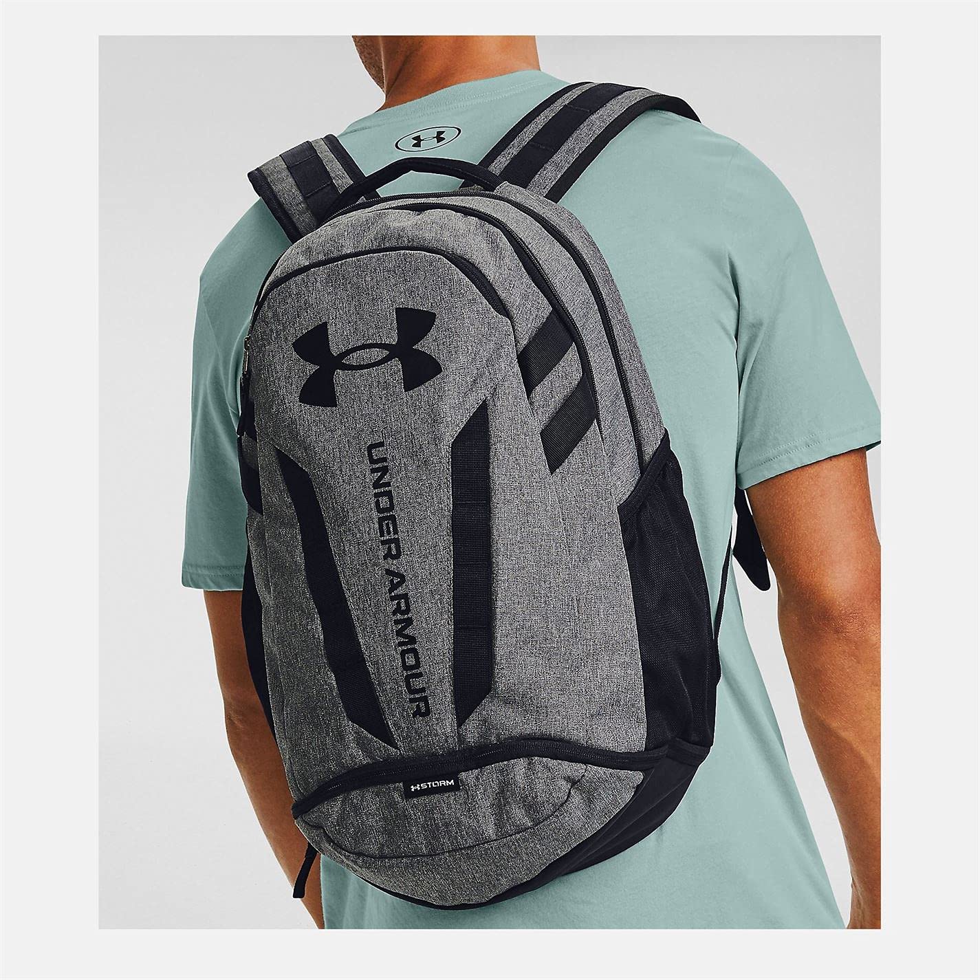 Foto 3 pulgar | Mochila Under Armour Hustle 5.0 Para Adultos, Unisex, Color Negro, Talla Única - Venta Internacional.