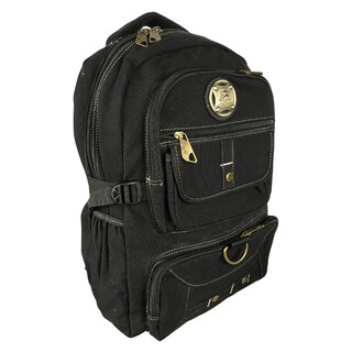 Foto 4 | Mochila De Lona Minimalista Golden Star Gf-1394 Color Negro