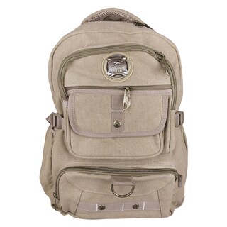 Foto 1 | Mochila De Lona Minimalista Golden Star Gf-1394 Color Café
