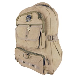 Foto 4 | Mochila De Lona Minimalista Golden Star Gf-1394 Color Café