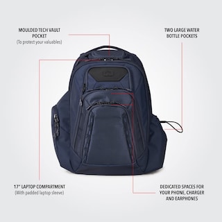 Foto 2 | Mochila Ogio Ac Og Gambit Pro Bkpk Nvy 22 Azul Marino 25l - Venta Internacional.