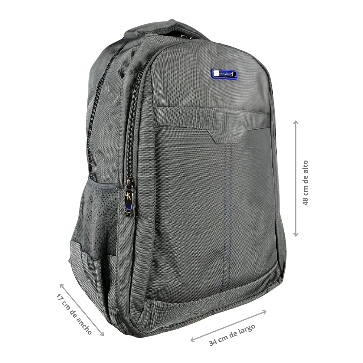 Foto 4 pulgar | Mochila Golden Star Primaria Juvenil Df-9039 Color  Gris