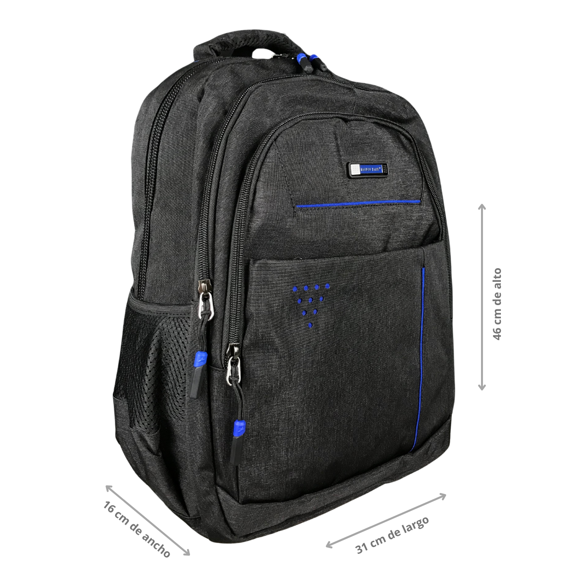 Foto 3 | Mochila Golden Star Urbana Juvenil Casual Df-9018 Color Negro