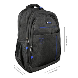 Foto 3 | Mochila Golden Star Urbana Juvenil Casual Df-9018 Color Negro