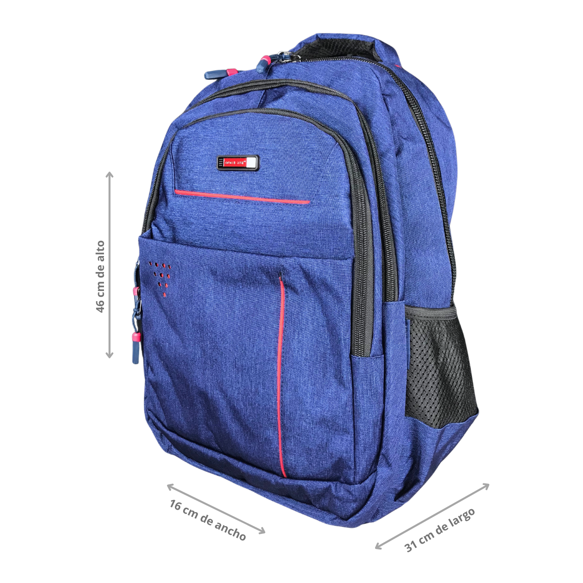 Foto 4 pulgar | Mochila Golden Star Urbana Juvenil Casual Df-9018 Color Azul