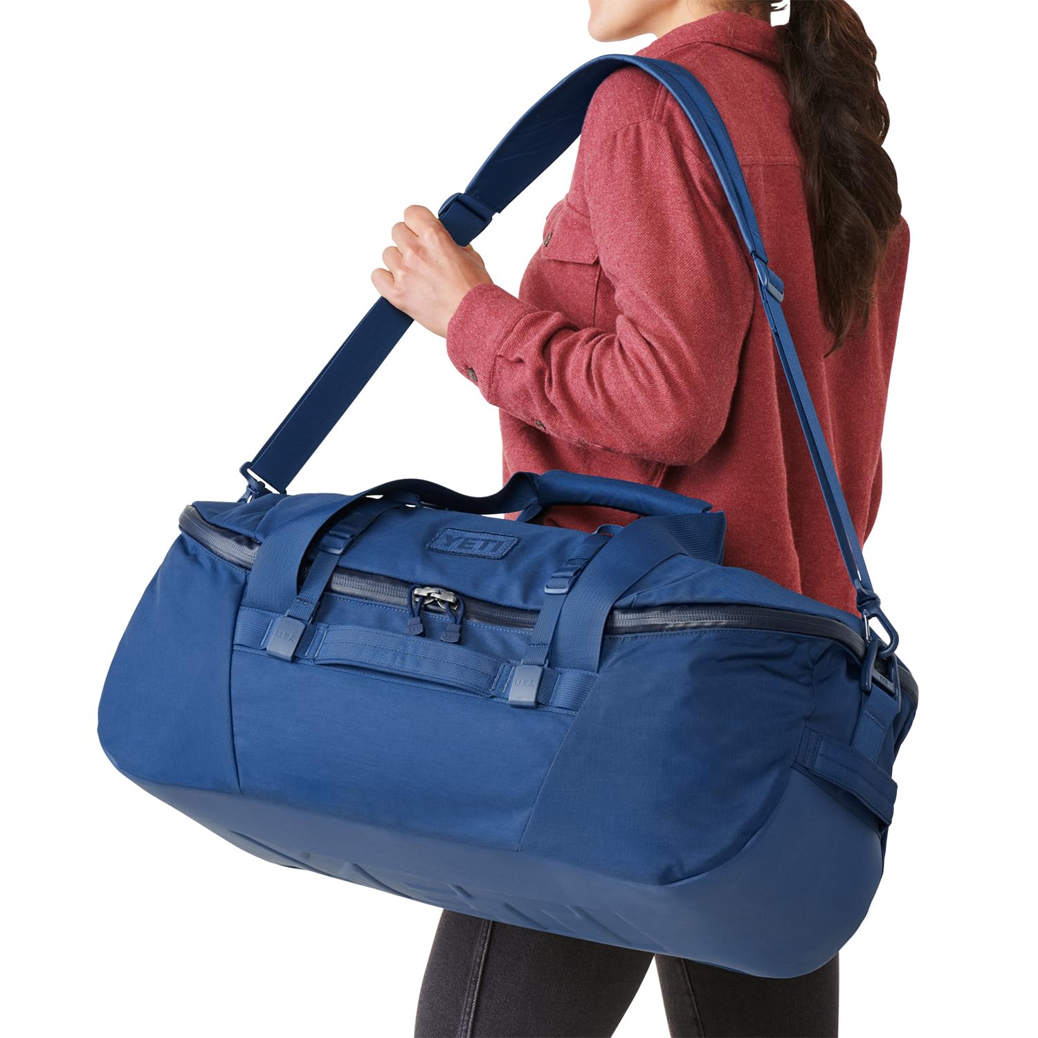 Foto 6 pulgar | Bolsa de Lona Yeti Crossroads Azul Navy 60 L - Venta Internacional