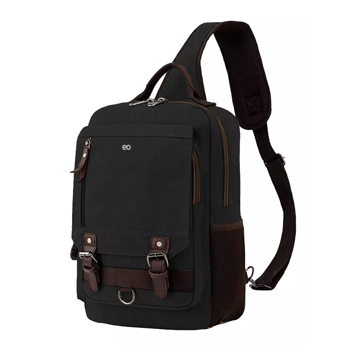 Foto 2 pulgar | Language Mochila Cruzada De Broches Eo Safe Imports Esi-10133-1 Negro