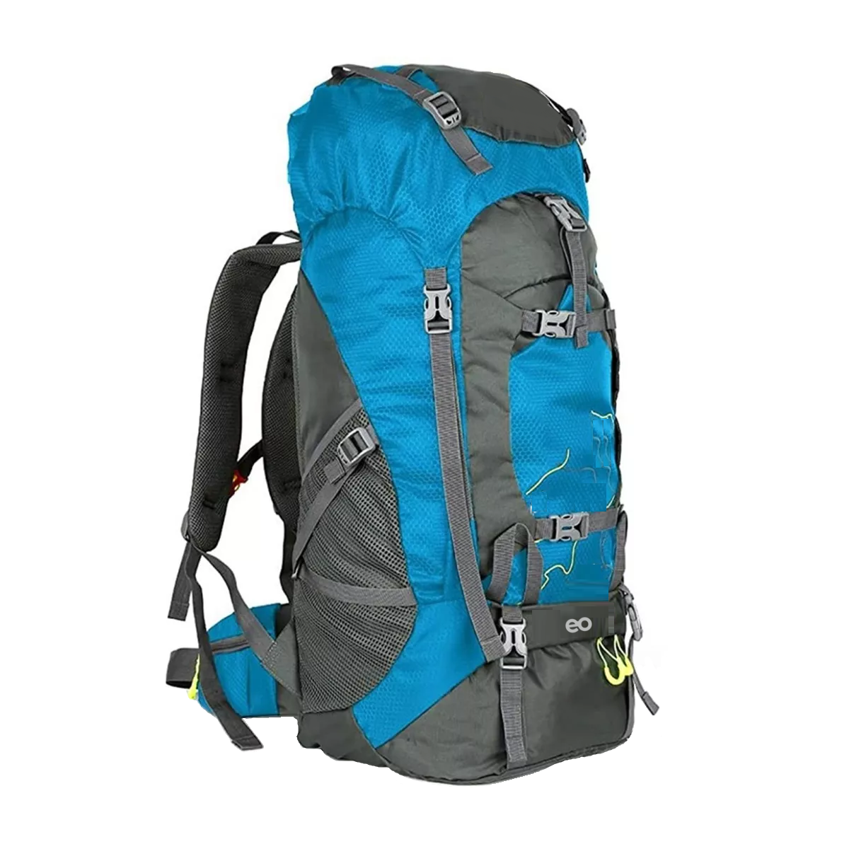 Foto 2 pulgar | Mochila Senderismo Campismo 60 L Impermeable Eo Safe Imports Esi-3960-1 Azul