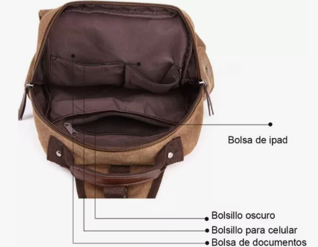 Foto 4 | Mochila Pechera Xtellar 2 En 1 Unisex Color Marrón