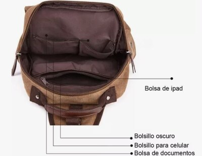 Foto 4 | Mochila Pechera Xtellar 2 En 1 Unisex Color Marrón