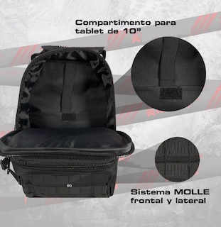 Foto 2 | Pechera Tactica Super Amplia C/funda Eo Safe Imports Esi-8392 Negro