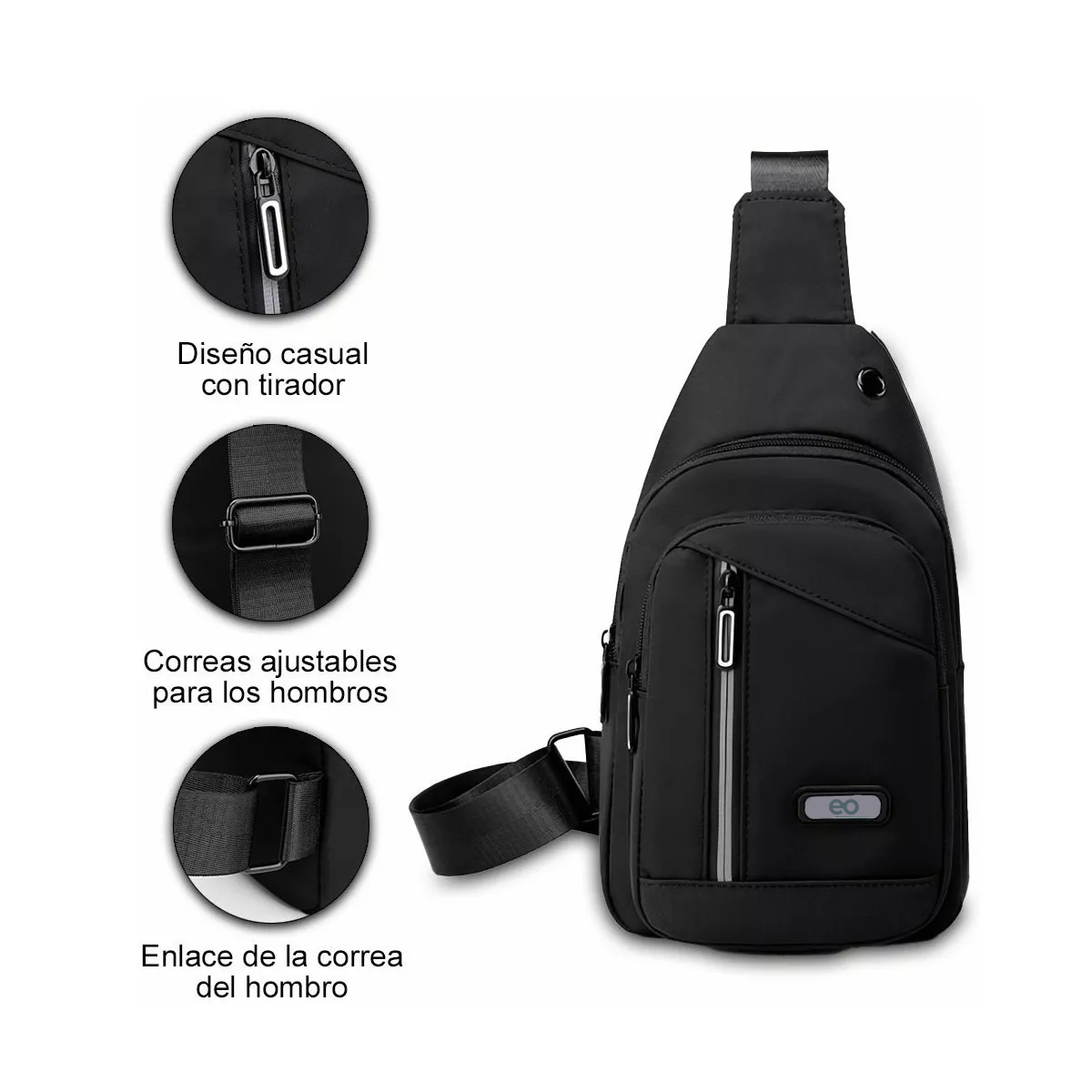 Foto 3 pulgar | Language Pechera Mochila Impermeable Multifunción Eo Safe Imports Esi-3612-1 Negro
