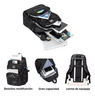Foto 5 | Mochila Hombre Extra Grande Lab.g 35l, Black Snowflake