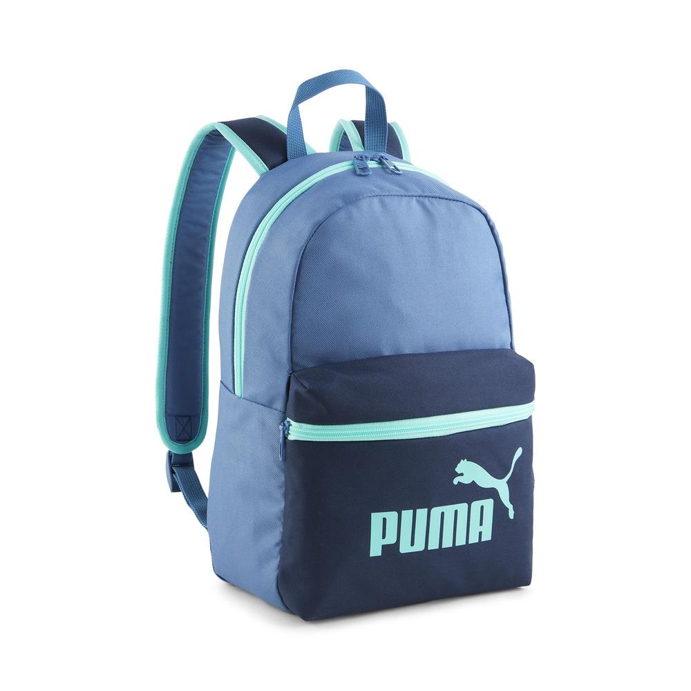 Mochila Escolar Puma Phase Para Niño Azul Acero