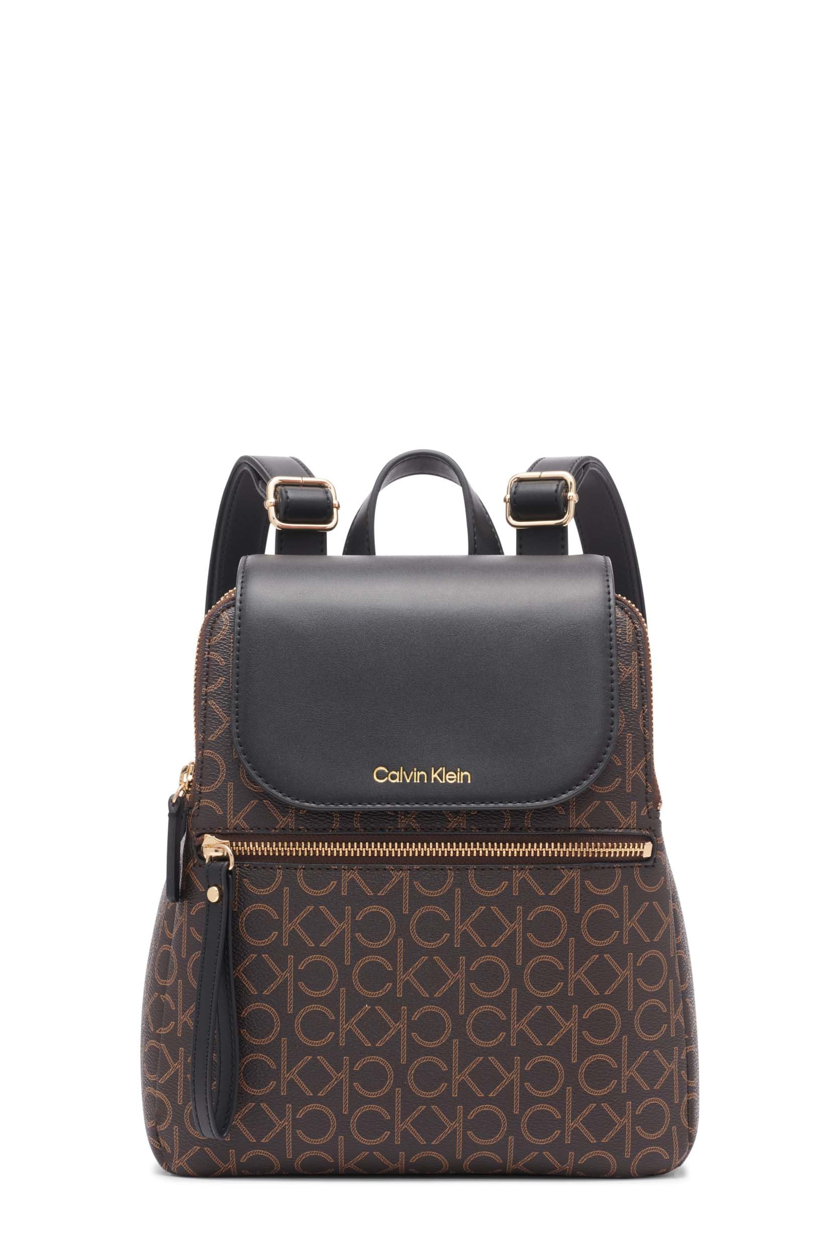 Foto 1 | Mochila Calvin Klein Reyna Signature Key Item Marrón/caqui - Venta Internacional.