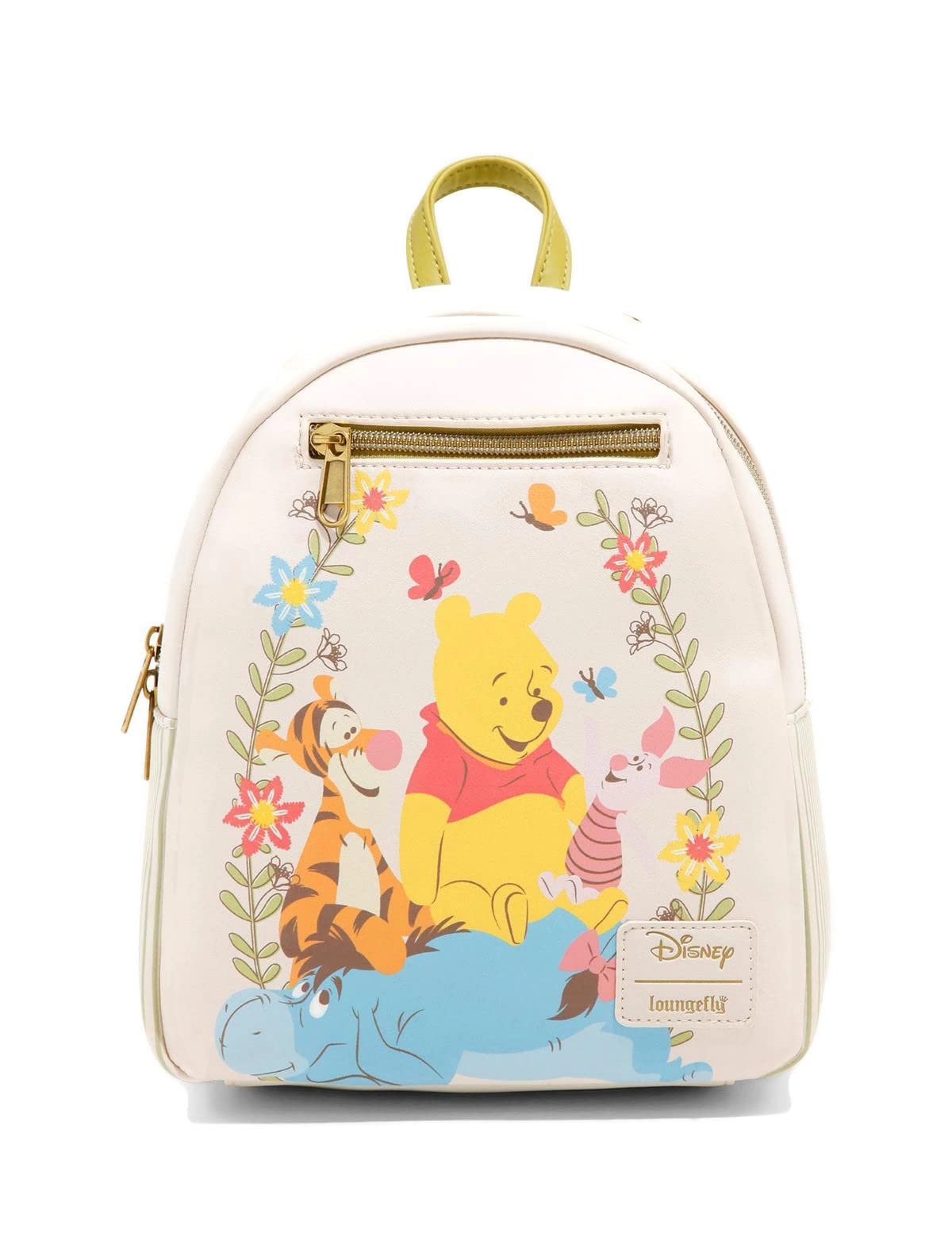 Foto 2 pulgar | Mochila Loungefly Disney Winnie The Pooh Flowers Para Mujer - Venta Internacional.