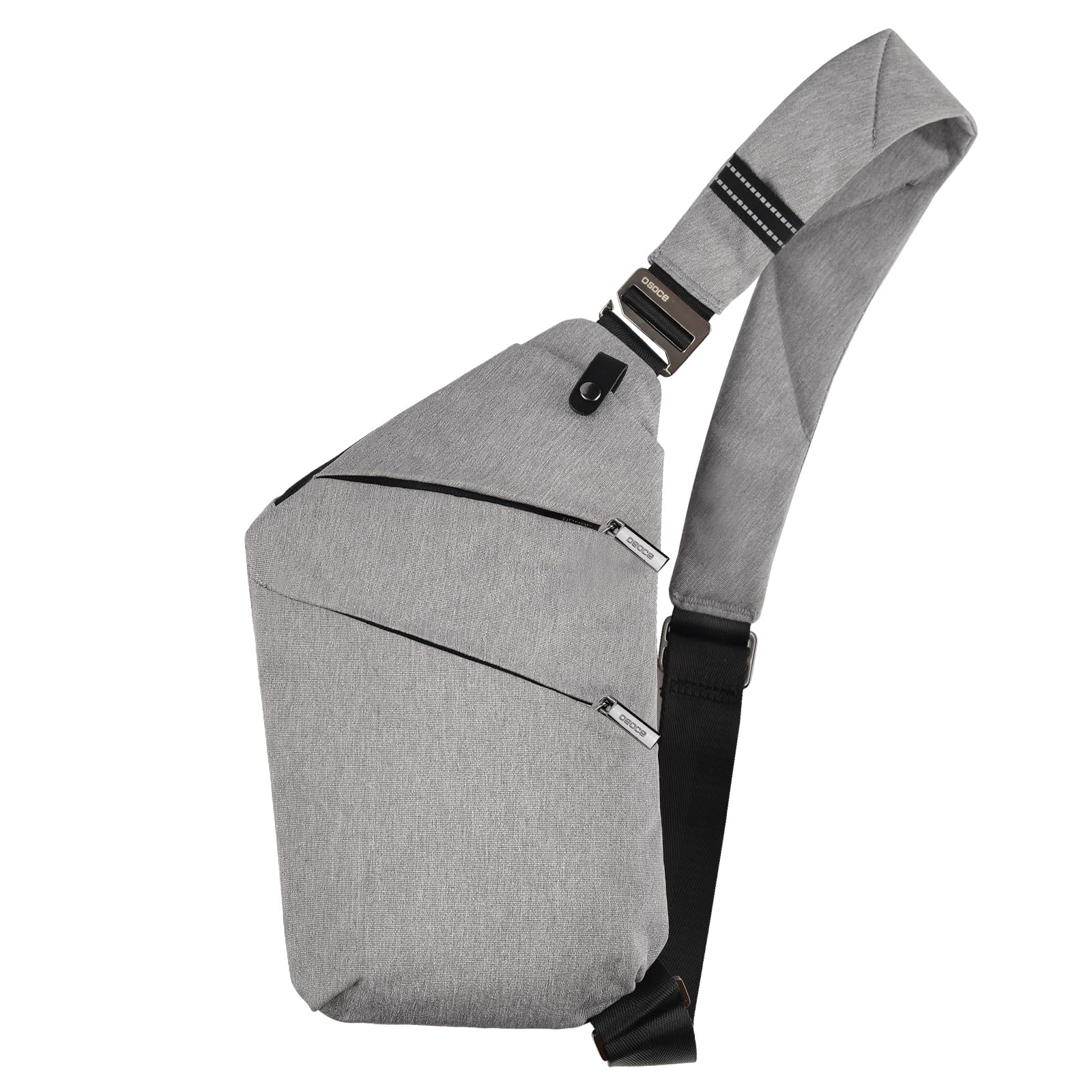 Foto 2 pulgar | Bolso Bandolera Osoce 1.0s Gris Claro Antirrobo Para Mujeres Y Hombres - Venta Internacional.