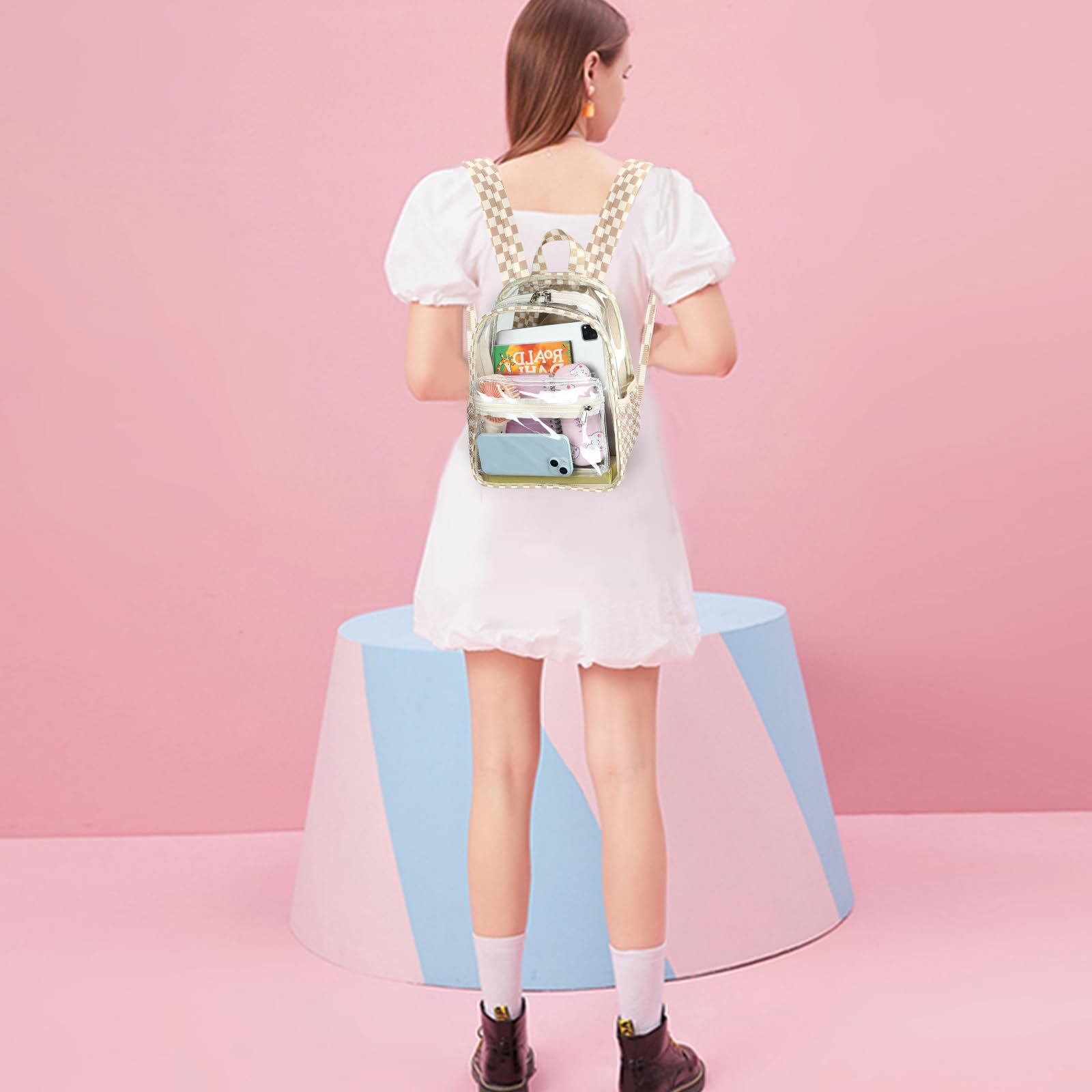 Foto 4 | Minimochila Transparente Btoop Para Eventos En Estadios De 30 X 30 X 15 Cm - Venta Internacional.