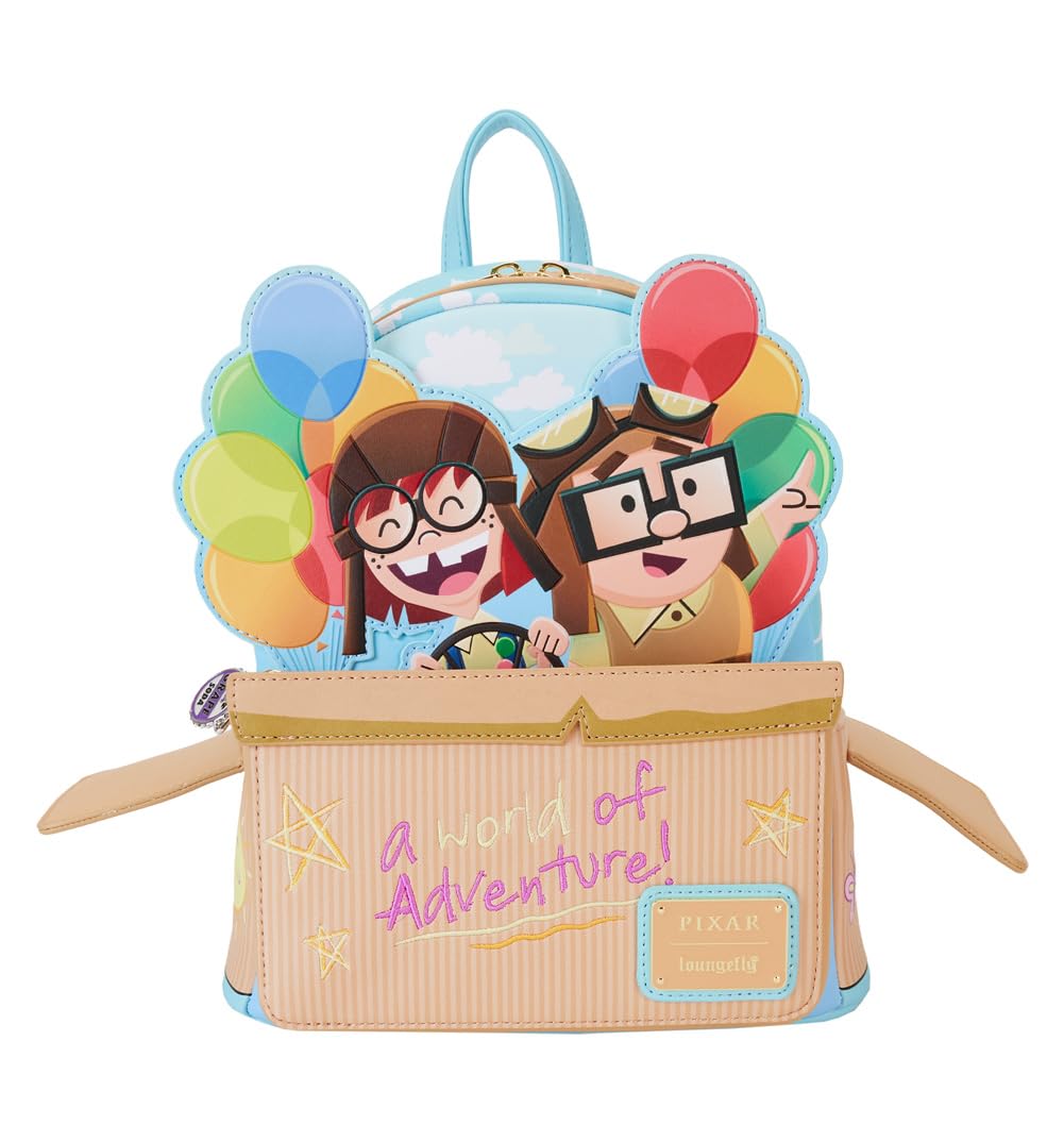 Foto 2 pulgar | Mochila Loungefly Disney-pixar Up Por El 15 Aniversario Vegana - Venta Internacional.