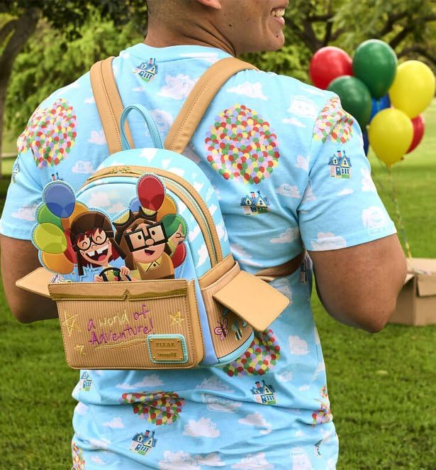Foto 2 | Mochila Loungefly Disney-pixar Up Por El 15 Aniversario Vegana - Venta Internacional.