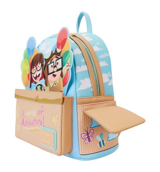 Foto 4 pulgar | Mochila Loungefly Disney-pixar Up Por El 15 Aniversario Vegana - Venta Internacional.