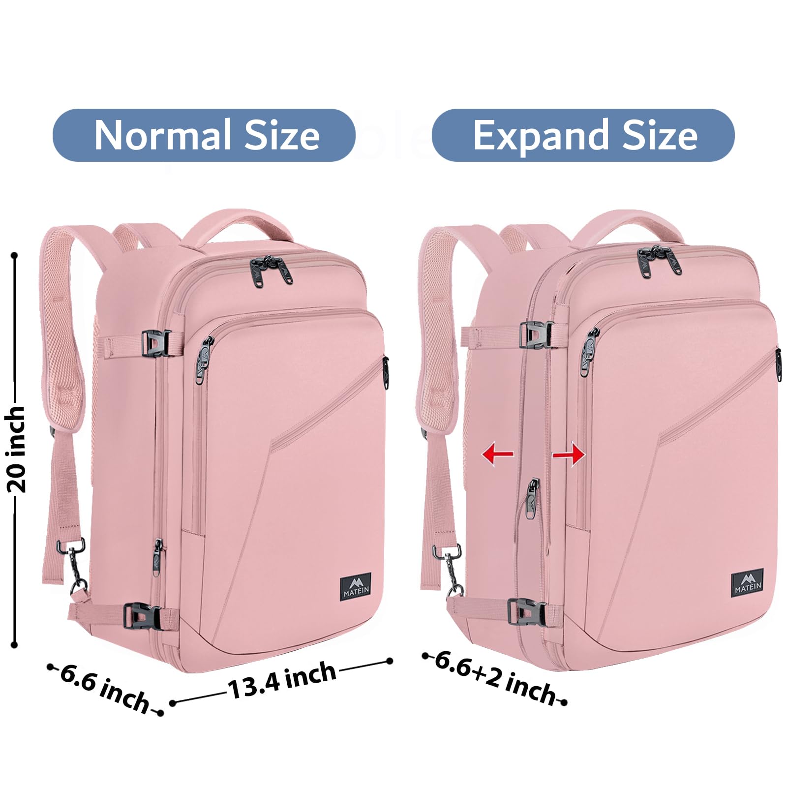 Foto 6 pulgar | Mochila De Viaje Matein 45l Para Mujer Con Capacidad Extra Grande - Venta Internacional.