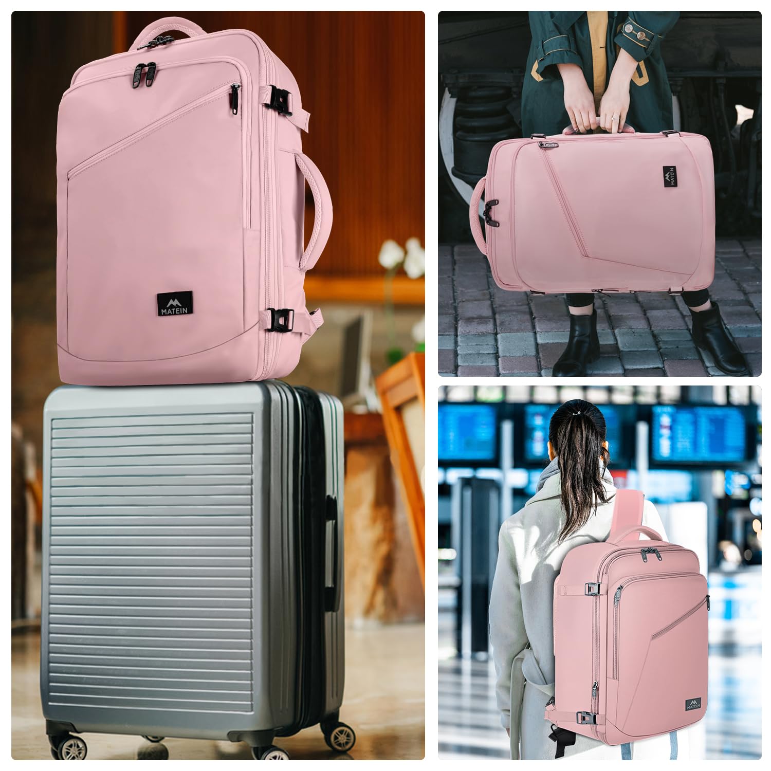 Foto 7 | Mochila De Viaje Matein 45l Para Mujer Con Capacidad Extra Grande - Venta Internacional.