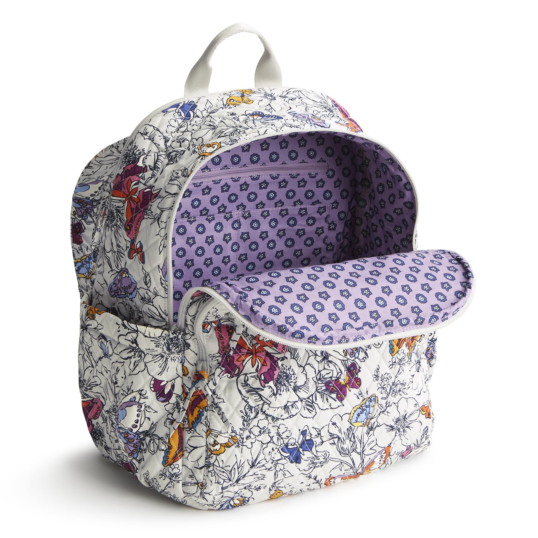 Foto 4 pulgar | Mochila Vera Bradley Bancroft Premium Cotton Wing + Bloom - Venta Internacional.