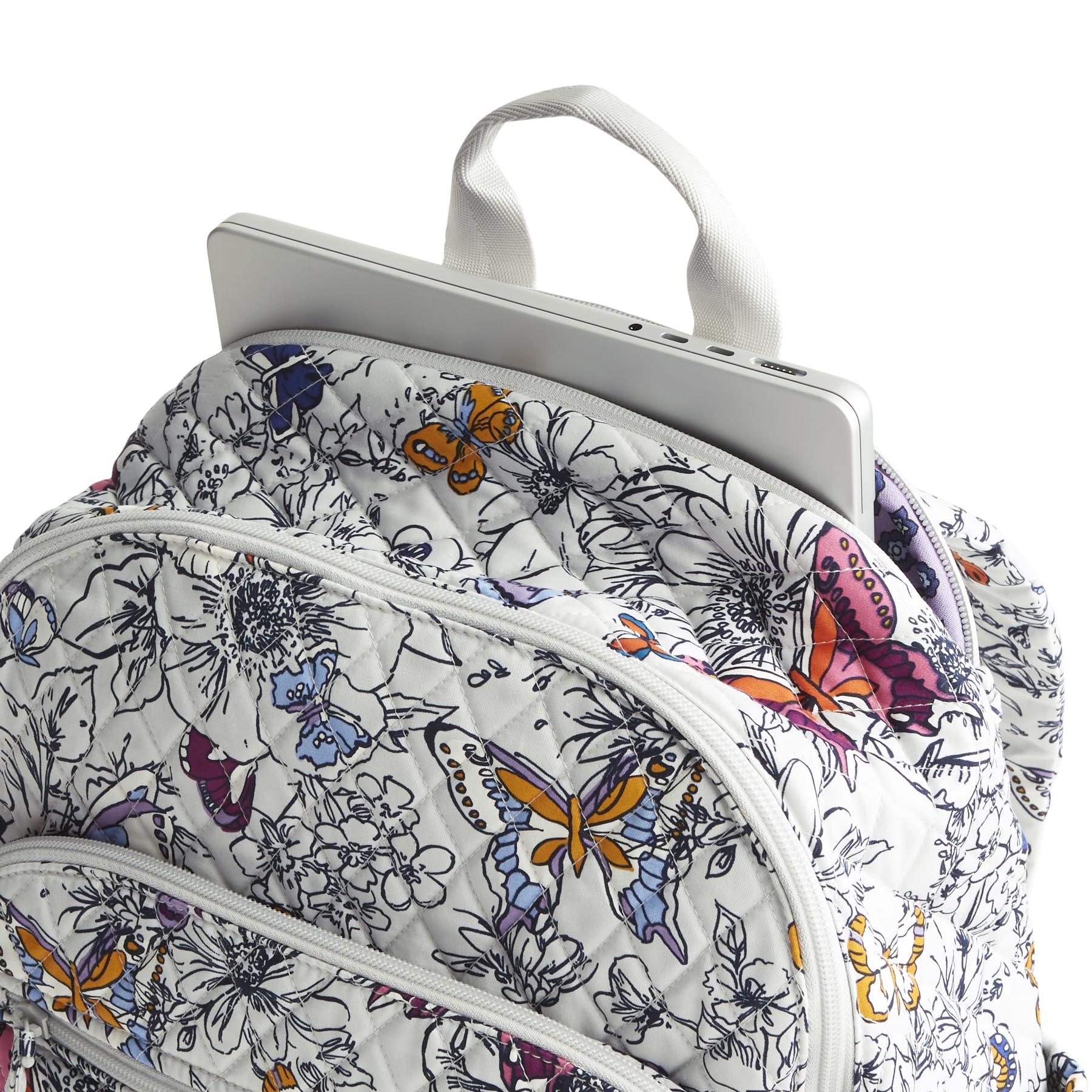 Foto 6 pulgar | Mochila Vera Bradley Bancroft Premium Cotton Wing + Bloom - Venta Internacional.