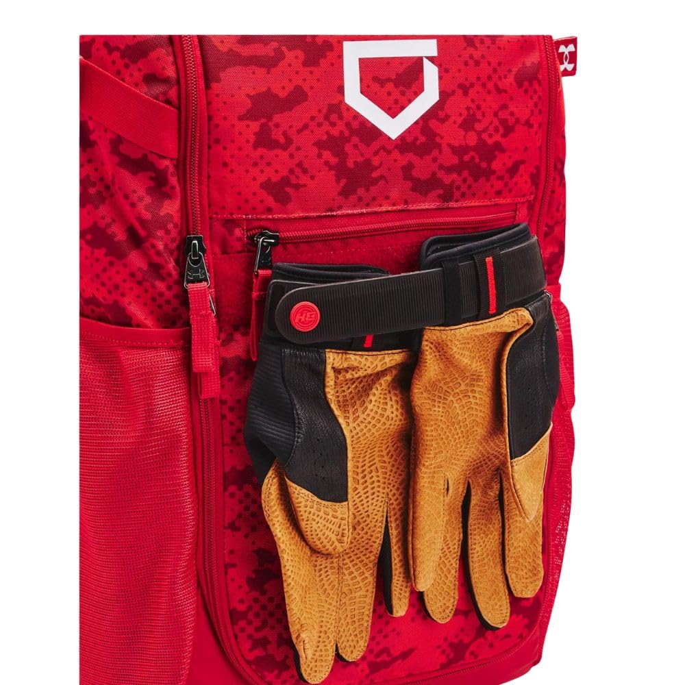 Foto 4 pulgar | Mochila Under Armour Utility Baseball Unisex Para Adultos, Color Rojo Y Blanco - Venta Internacional.