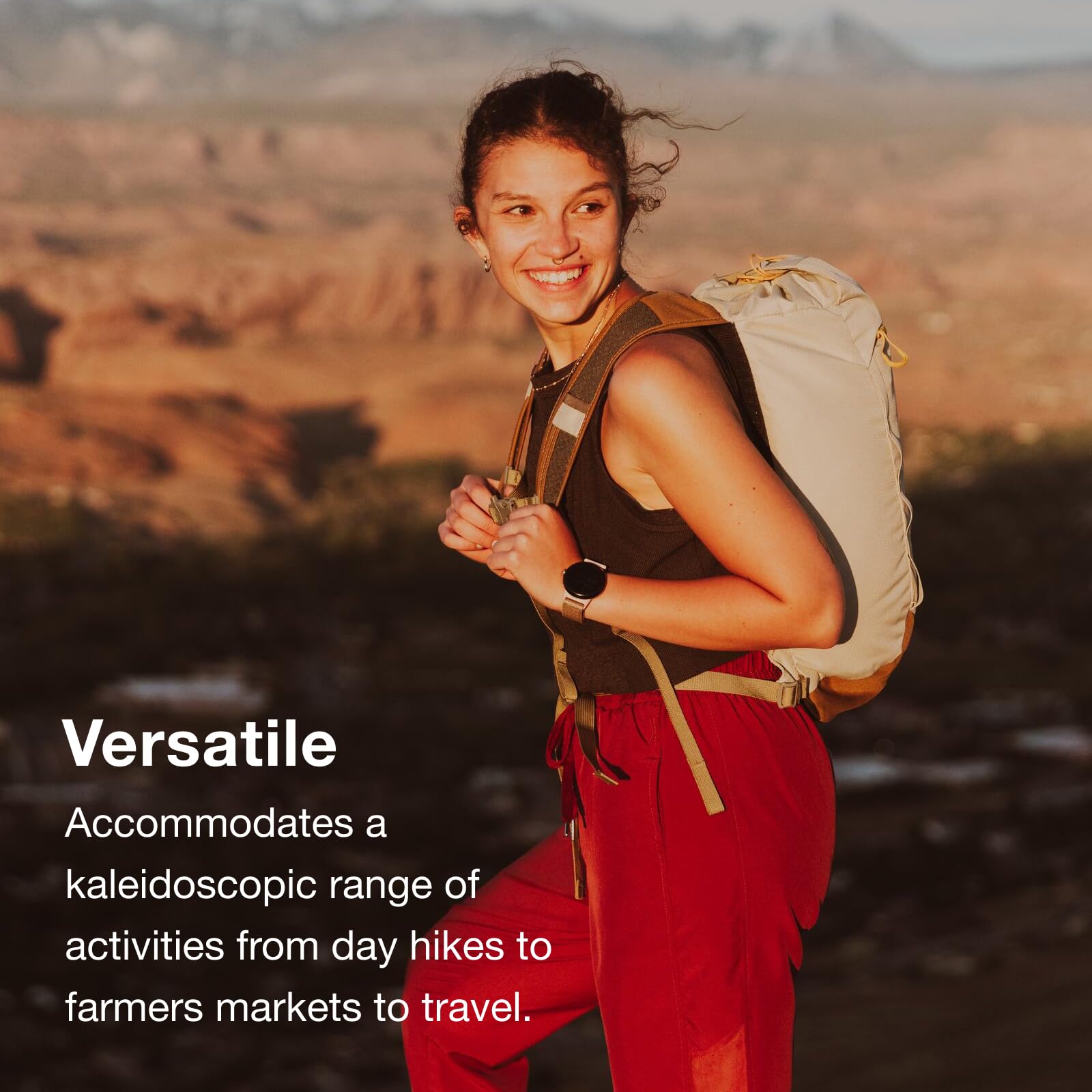 Foto 5 pulgar | Mochila Osprey Daylite Cinch Tan Concrete - Venta Internacional.