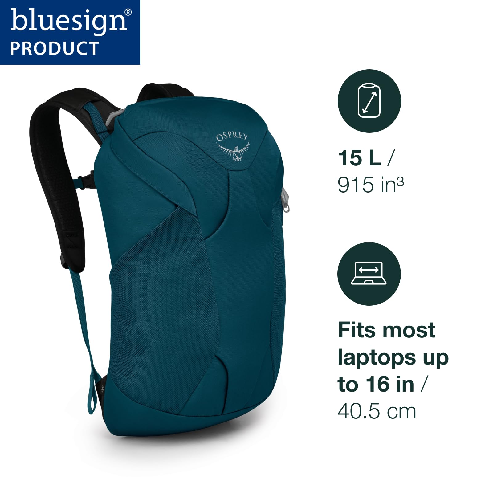 Foto 3 pulgar | Mochila De Viaje Osprey Farpoint Fairview Night Jungle Blue - Venta Internacional.