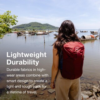 Foto 3 | Mochila De Viaje Osprey Farpoint Fairview Night Jungle Blue - Venta Internacional.