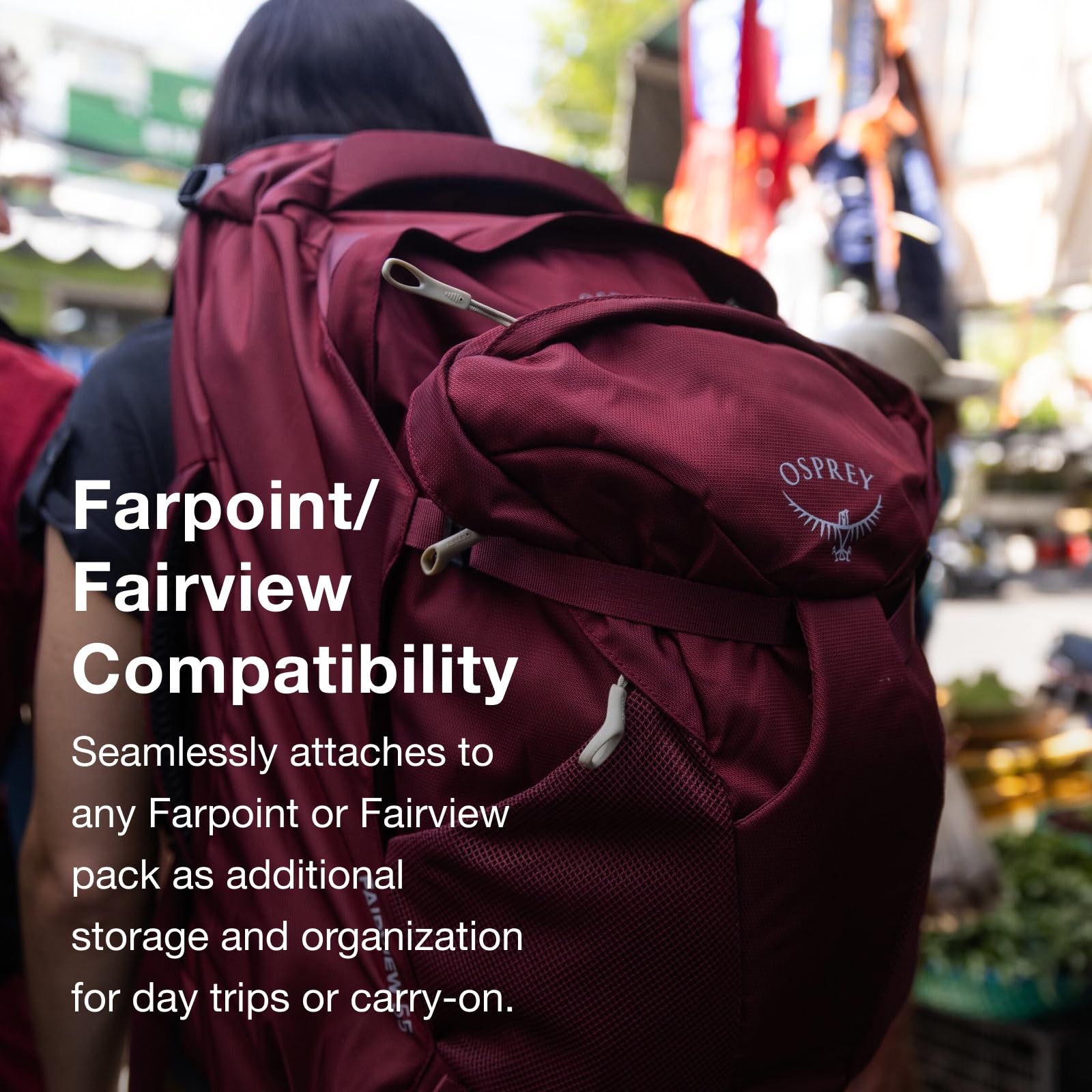 Foto 5 pulgar | Mochila De Viaje Osprey Farpoint Fairview Night Jungle Blue - Venta Internacional.