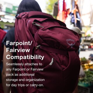 Foto 4 | Mochila De Viaje Osprey Farpoint Fairview Night Jungle Blue - Venta Internacional.