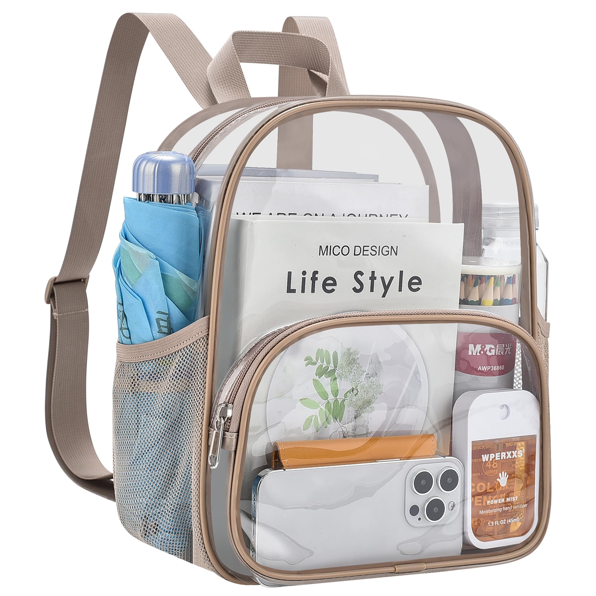 Foto 2 pulgar | Mochila Transparente Uspeclare Para Eventos En Estadios, Pequeña, 29 X 24 X 15 Cm - Venta Internacional.
