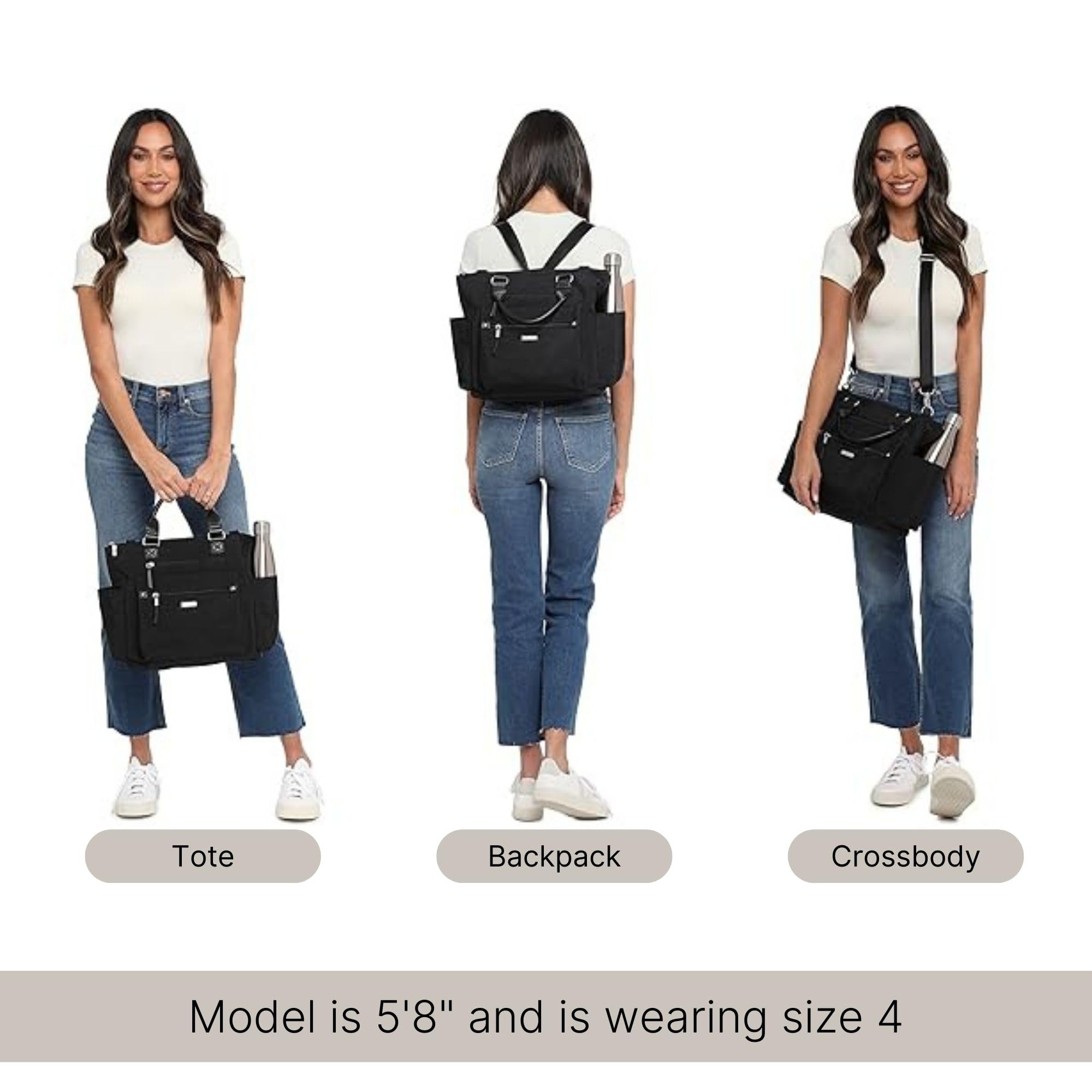 Foto 5 | Mochila Baggallini 3 En 1 Convertible Con Rfid French Navy - Venta Internacional.